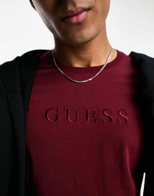 Guess 2025 burgundy shirt