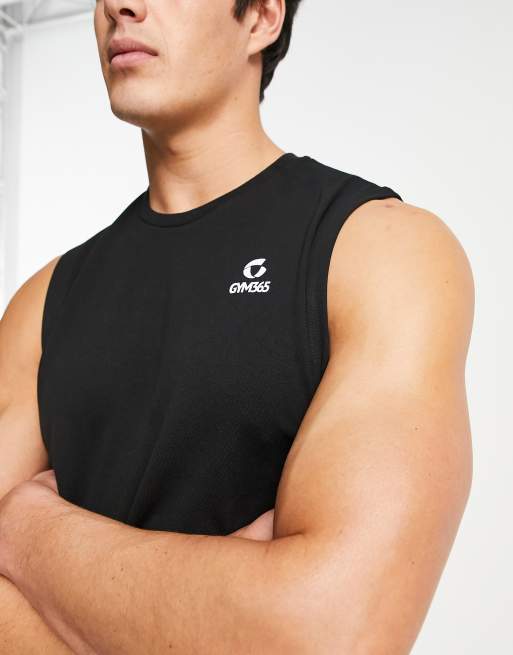 Gym 365 – Performance – Trägershirt in Schwarz