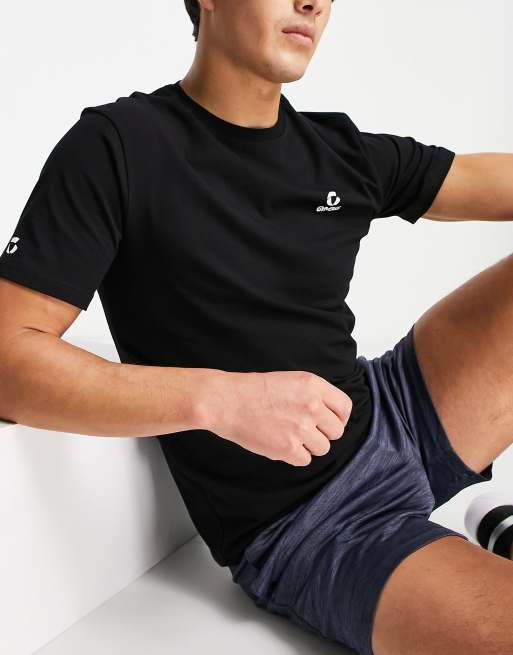 Gym 365 - Set van 2 core T-shirts in zwart/marineblauw, 4 van 4