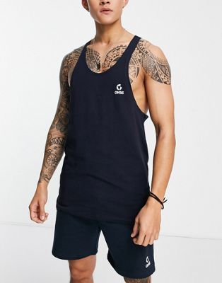 Gym 365 singlet vest in navy