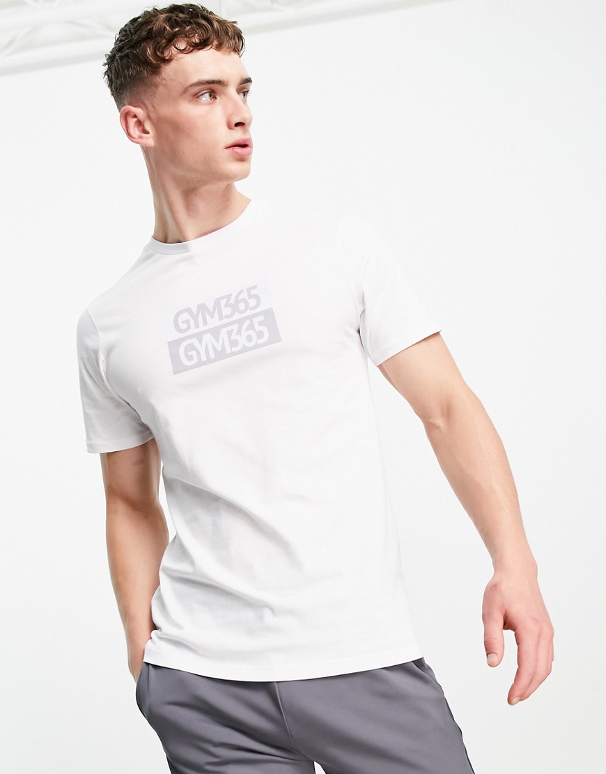 Gym 365 - T-shirt à logo - Blanc