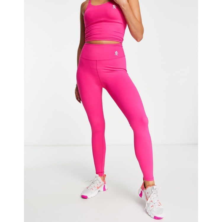 Bright pink gym clearance leggings