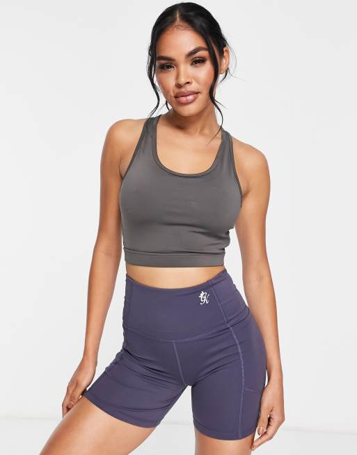 Gym King – Dominate – Marinblått matchande set med shorts, 5 tum, 3 av 4