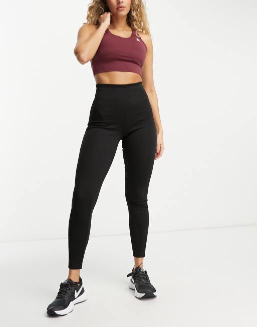 Gym King Dominate strappy mid support sports bra in red