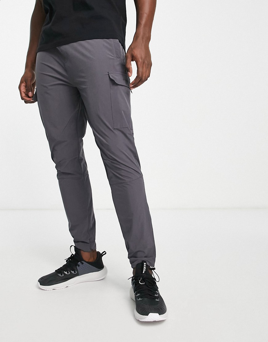 Gym King Elevate woven utility jogger in grey