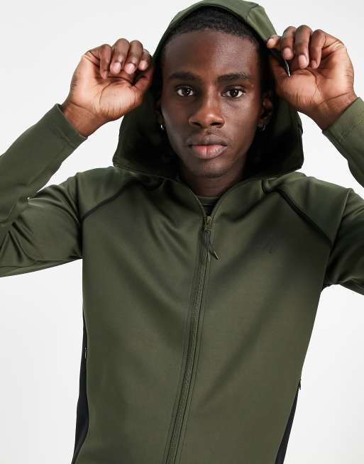 Gym king khaki store hoodie