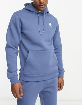 Gym King Fundamental fleece hoodie in blue