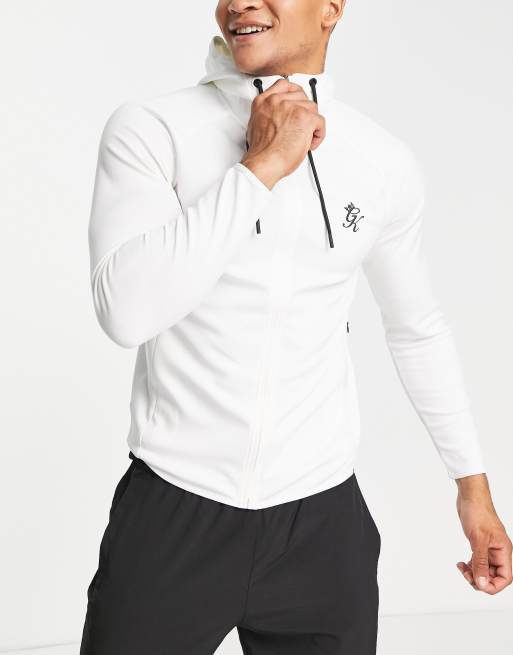 Gym King Men's Fundamental Tracksuit – Hoodie & Joggers – Black/Navy/Grey Marl