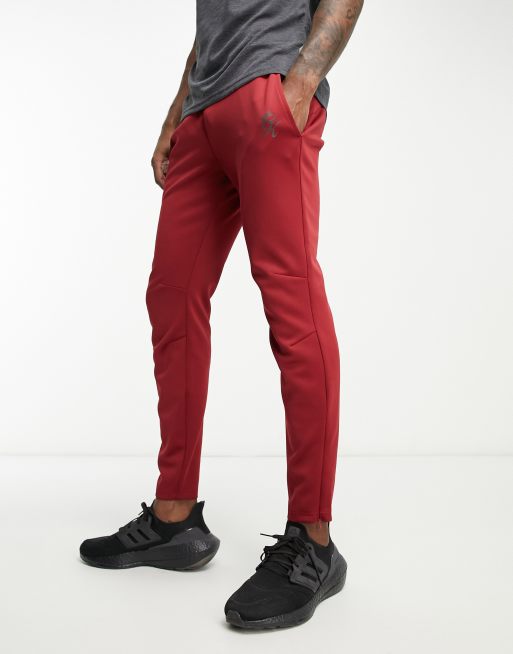 Gym shop red joggers