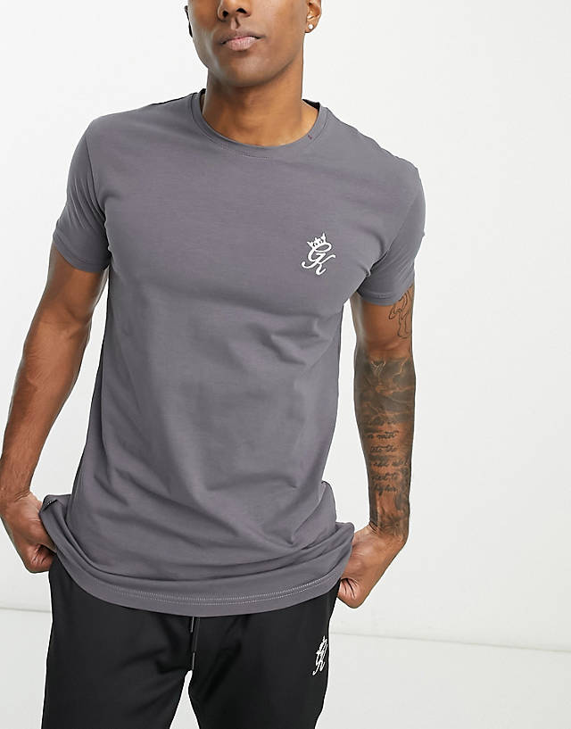 Gym King - fundamental t-shirt in grey