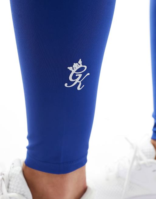 Gym King - Impact - Legging met logobies in blauw, 5 van 5