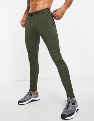 khaki green gym king tracksuit