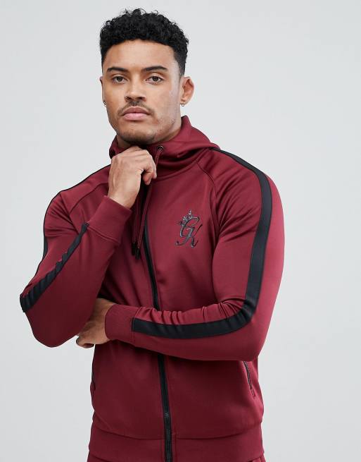 Burgundy gym king clearance tracksuit