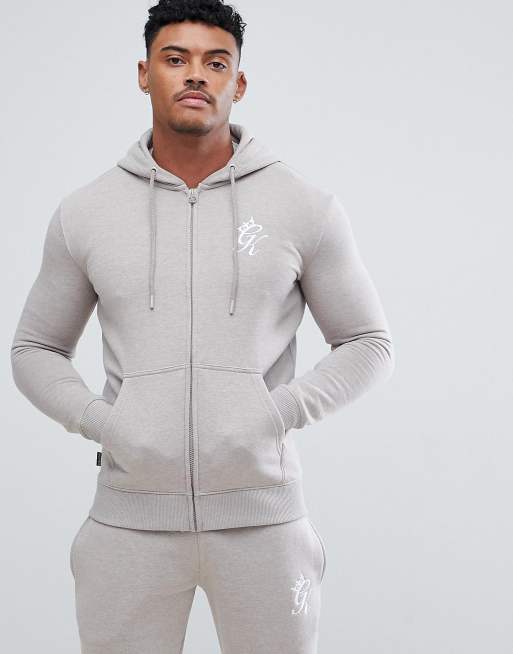 Beige gym king hot sale tracksuit