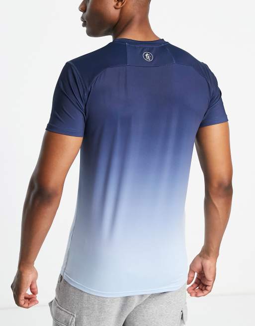 Gym King – Marinblå t-shirt med färgskiftning, 2 av 4