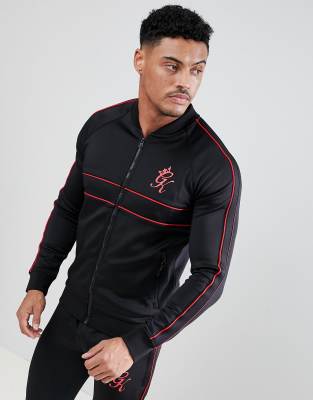 Gym King Muscle Baseball Jacket In Black | ASOS