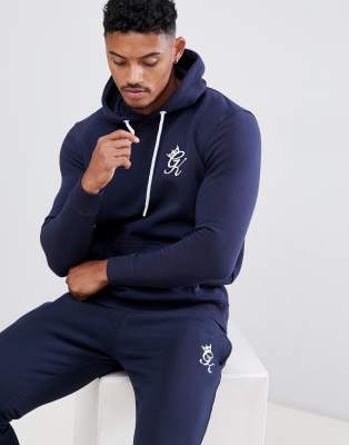 gym king navy hoodie