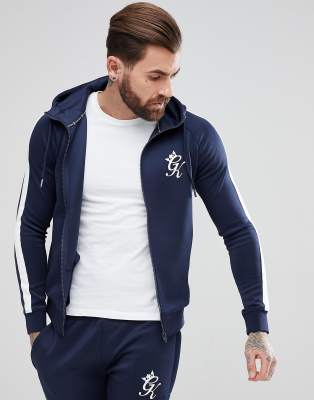 blue gym king hoodie