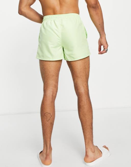 Gym King performance swim shorts in citrus green ASOS