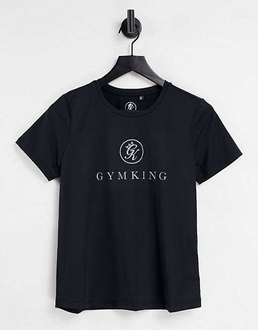 Gym King Pro logo t-shirt in black 