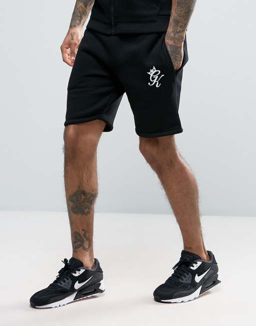Gym King - Sweat à capuche sans manches et short - Noir, 3 de 3