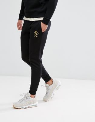 gym king black gold tracksuit