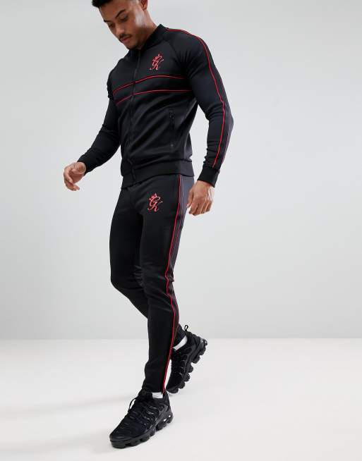 Gym king tracksuit bottoms clearance black