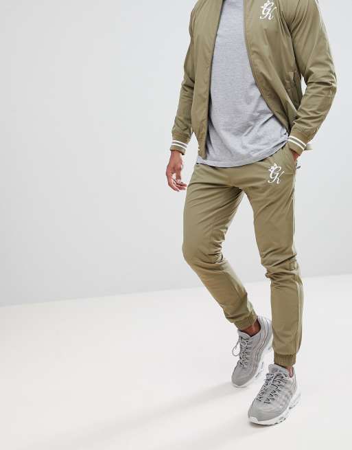 Khaki green gym king tracksuit sale