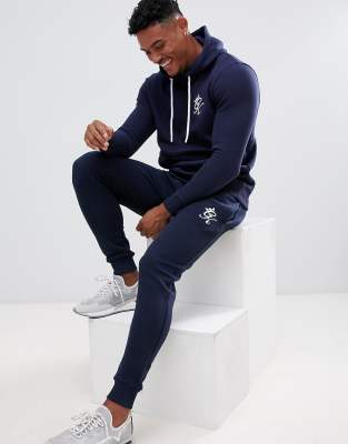 gym king navy hoodie