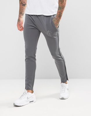 gym king grey joggers