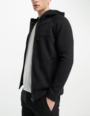 Gym King Gym King Traction full zip hoodie in black