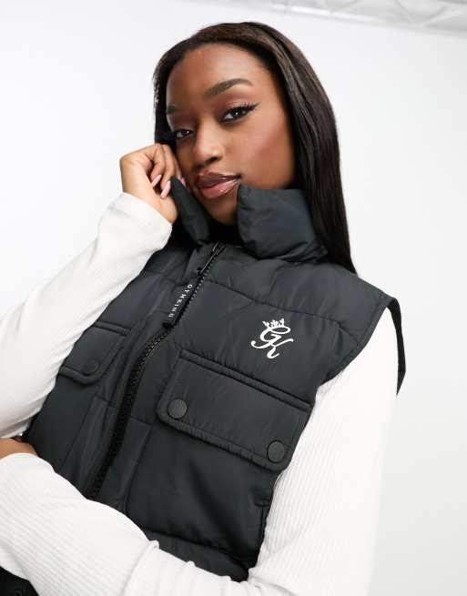 Gym King utility gilet in black