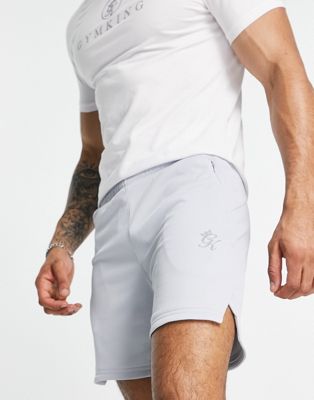 Gym King Velocity Tech shorts in pale grey