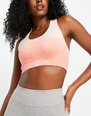 GymPro Apparel Ava seamless bra co-ord in pink