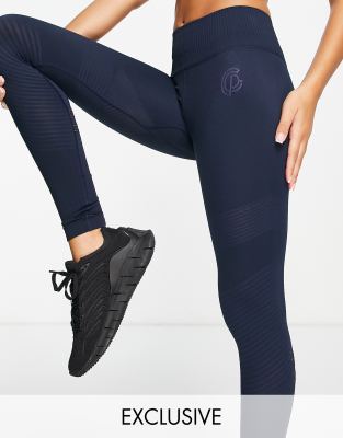 GymPro Apparel energy leggings in dark blue