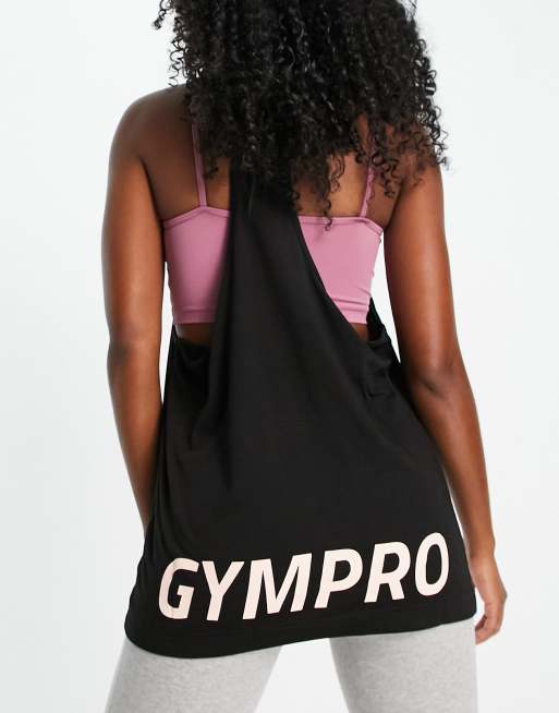GymPro - Apparel Fashion - Sort tanktop med stropper - Del af sæt, 4 af 4