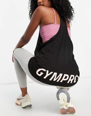 Gym Pro Gympro Apparel Fashion Stringer Tank Top In Black Part Of A