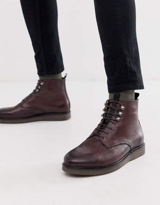 H by hudson 2025 battle lace up boots