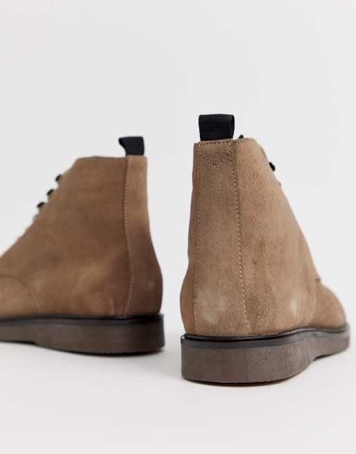 H by hudson deals battle lace up boots