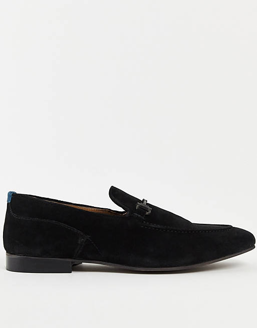 H By Hudson blythe Loafers in black suede