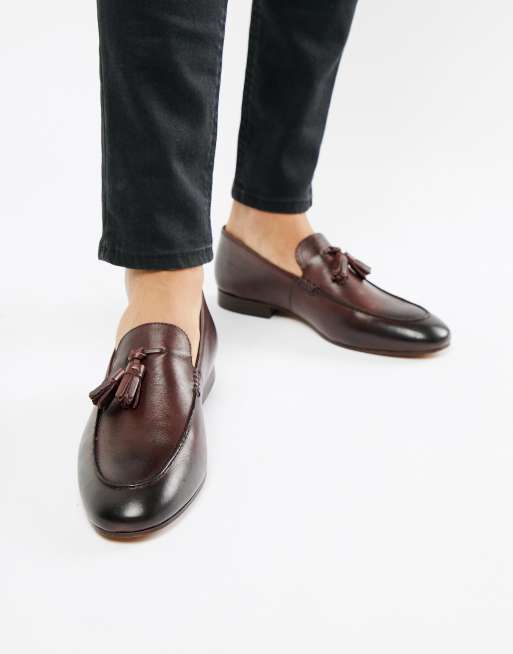 H by hudson on sale bolton tassel loafers