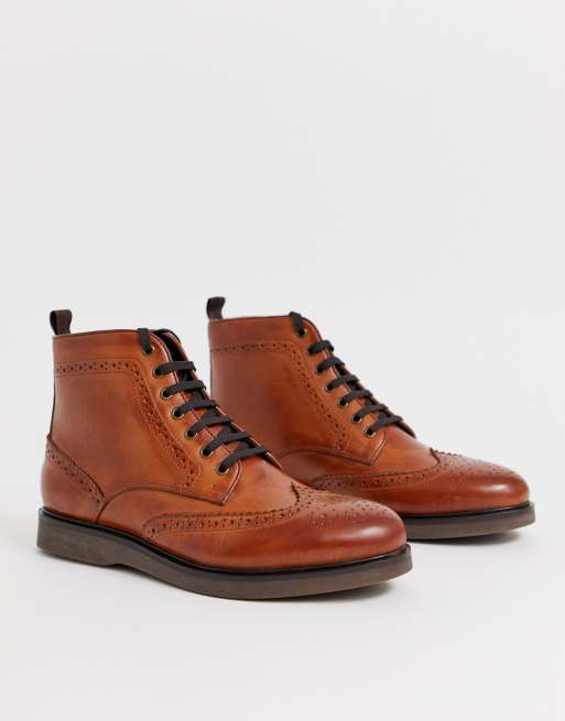 Hudson brogue outlet boots