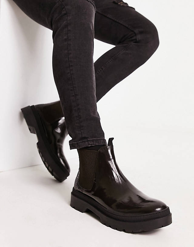 H by Hudson - exclusive aden chelsea boots in brown