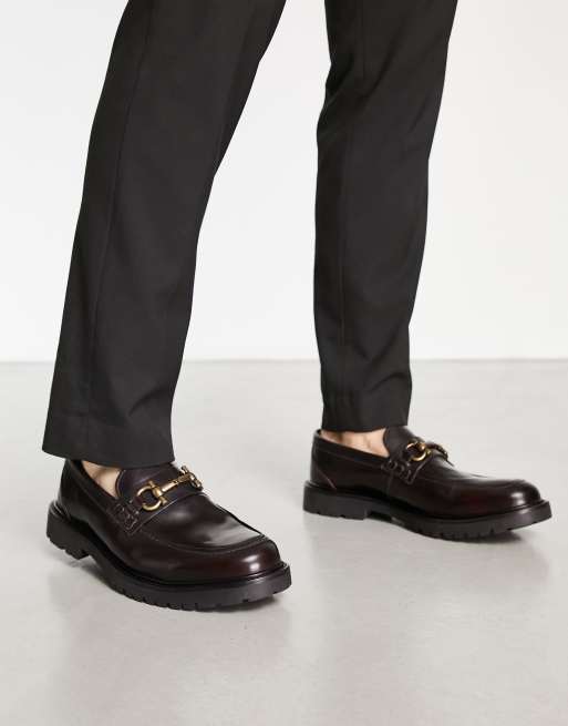 Asos hot sale burgundy loafers