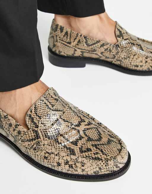 Snakeskin slippers best sale