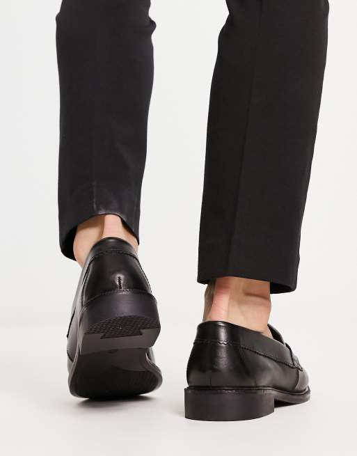 H by Hudson Exclusive Alex loafers in black white leather, 2 of 4