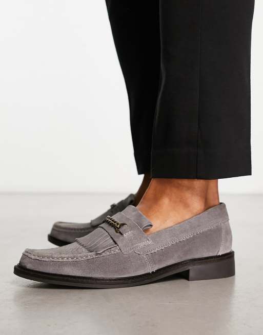 H by Hudson Exclusive – Archer – Białe loafersy ze skóry , 3 z 4