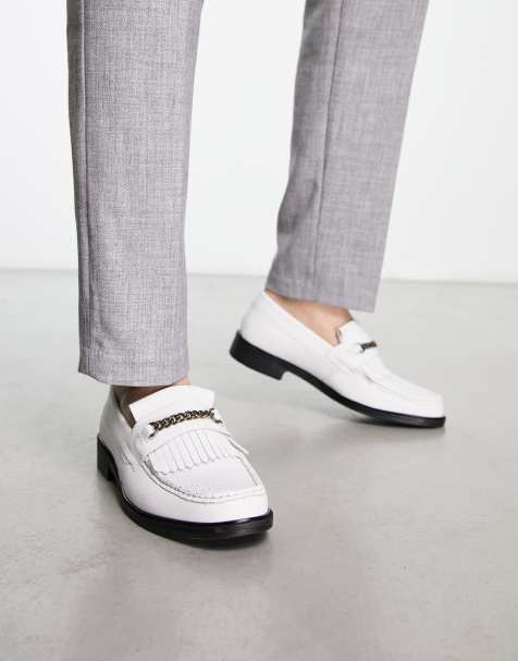 Cheap white sale loafers mens