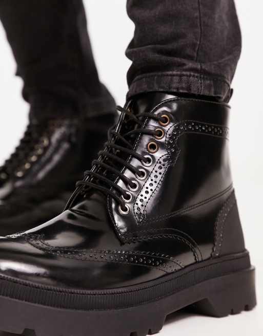 H by hudson black battle outlet boots