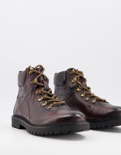 H by Hudson gamma hiker boots in brown